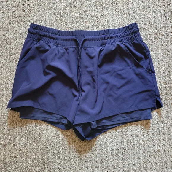 Navy Athletic Shorts - Picture 1 of 5